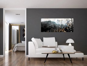 Obraz - Ilustrácie divokých kvetov (120x50 cm)