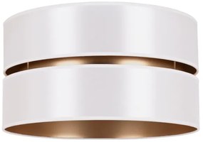 Duolla - Stropné svietidlo DUO 1xE27/15W/230V pr. 40 cm biela/zlatá
