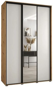 Skriňa 45 Canaris 3 180 artisan/biela/čierna