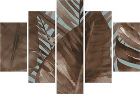 Obraz - Palmové listy, Aquarel (150x105 cm)