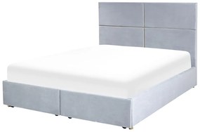 Manželská posteľ 160 cm Vissarion (sivá) (s roštom a úložným priestorom). Vlastná spoľahlivá doprava až k Vám domov. 1076397