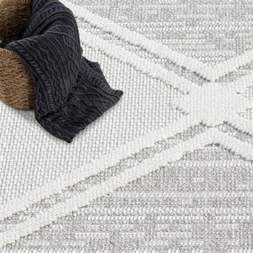 Dekorstudio Moderný koberec LINDO 8853 - béžový Rozmer koberca: 140x200cm