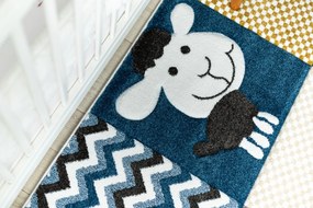 Koberec PETIT ZOO ZVIERATÁ, krémovo - sivý