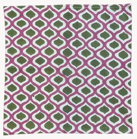 Ručne tlačené textilné servítky Azra, 4 ks