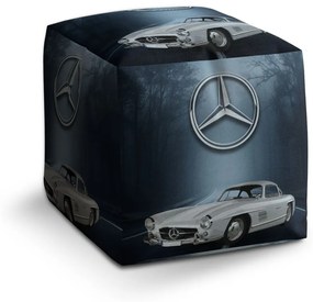 Sablio Taburet Cube Mercedes-Benz 300 SL V lese: 40x40x40 cm