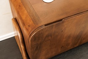 Televízny stolík Brasil 160 cm z mangového dreva v hnedom odtieni