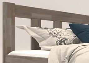 Posteľ s úložným priestorom Tema Box 180x200 cm, šedý buk