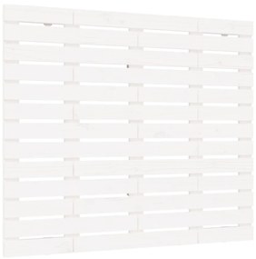 vidaXL Nástenné čelo postele biele 96x3x91,5 cm masívna borovica