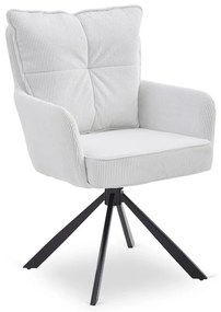 Otočná stolička MAGNUS krémová