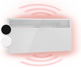 Klarstein Hot Spot Slimcurve, konvektor, ohrievač, 80 x 40 cm, 40 m², 2000 W, 5 - 40 °C, IP24, biely