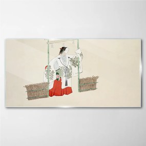 Sklenený obraz Ázijské tradičné kimono