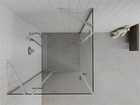 Mexen Roma DUO sprchovací kút 120x120 cm, priehľadný, chróm, 854-120-120-02-00