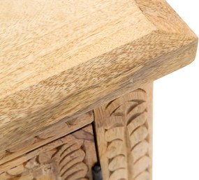 furniture-nabytek.cz - Masívna skrinka pod umývadlo Santa Cruz z mangového dreva, povrchová úprava, prírodná farba