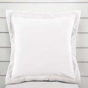 Biante Bavlnená keprová obliečka na vankúš s lemom KEP-001 Biela 50 x 60 cm