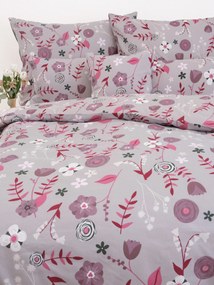 Bavlnené obliečky Renforcé - Dora šedá