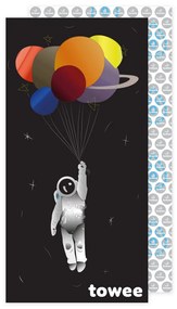 Towee Rýchloschnúca osuška SPACE BALLOON, 80 x 160 cm