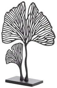 Kovová soška (výška 48 cm) Leaf – Light &amp; Living