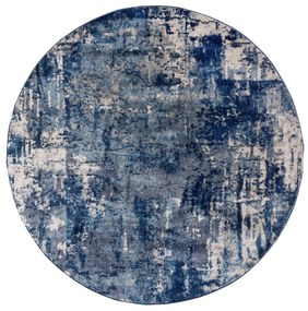 Flair Rugs koberce Kusový koberec Cocktail Wonderlust Dark blue kruh - 160x160 (priemer) kruh cm