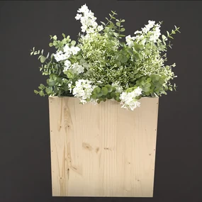 AMADEA Drevený obal na kvetináč, 27x27x27 cm Český výrobok
