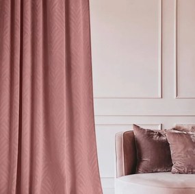 Elegantný záves vo farbe indickej ruže 140x280 cm
