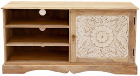 furniture-nabytek.cz - Rustikálny TV stolík z dreva mango 120x60x45