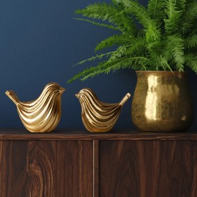 DEKORAČNÁ SOŠKA VERA 13X8X11 CM ZLATÁ