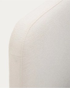 Béžová čalúnená dvojlôžková posteľ 180x200 cm Odum – Kave Home