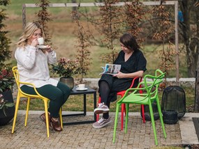 AKCIA Korálová plastová stolička KATO II. akosť