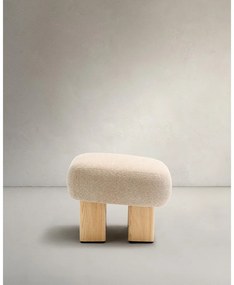 Béžová ženilková podnožka Nema – Kave Home