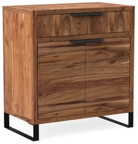 furniture-nabytek.cz - Masívna komoda Sydney z akácie, lakovaná, hnedá
