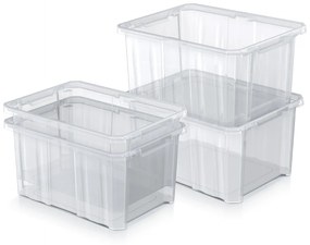 Plastový úložný box NCC12 6 l - priehľadná