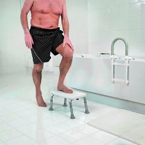 SAPHO A0102601 Handicap stolička na nohy, nastaviteľná výška, biela