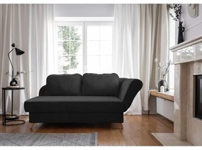 Antracitová menčestrová leňoška (pravý roh) Chic Charlotte – Miuform