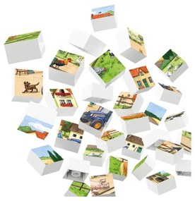 Detské puzzle Hubelino Život na farme