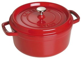 Staub Hrniec STAUB okrúhly 24 cm červený 3,8 l