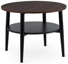 PROXIMA.store - Dizajnový konferenčný stolík PAULO FARBA: čierna, Materiál: orech