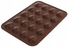 Forma silikónová oriešky (20) hnedá