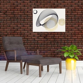 Obraz - Geometrické tvary N⁰3 (70x50 cm)