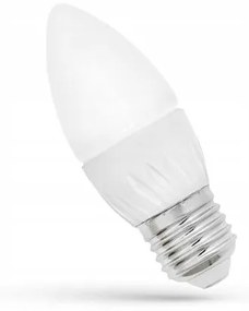 Toolight - Teplá LED žiarovka E-27 230V 6W 480lm Sviečka 13061, OSW-01019