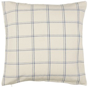 Ib Laursen Poťah na vankúš Ebbe Blue Checkered 50 × 50 cm