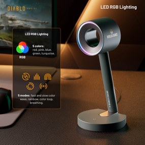 Stojan na slúchadlá World of Tanks RGB