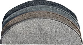 Vopi Nášľapy na schody Messina šedá polkruh, samolepiaca - 24x65 polkruh (rozmer vrátane ohybu)