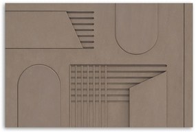 Gario Obraz na plátne Hnedý reliéf 3D Rozmery: 100 x 70 cm