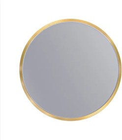 Erga Round, okrúhle zrkadlo 30cm, zlatý rám, ERG-V01-ROUND-3030-GD