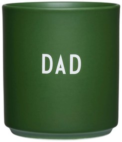 DESIGN LETTERS Porcelánový hrnek Dad Green 300 ml