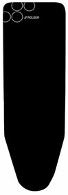 Rolser Poťah na žehliacu dosku K - Surf, 141 x 48 cm, čierna