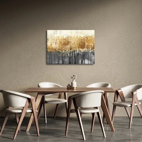 Obraz - Zlaté stromy (70x50 cm)