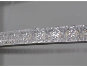 LED Stmievateľný luster na lanku LED/150W/230V 3000-6500K + diaľkové ovládanie