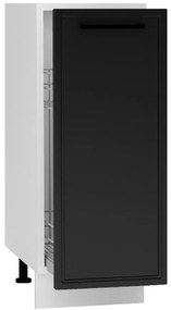 Kuchynské skrinka Emily D30 Cargo + kôš čierny hrášok