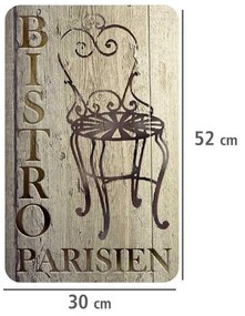 Súprava 2 sklenených krytov pre sporák Wenko Bistrot, 52 x 30 cm